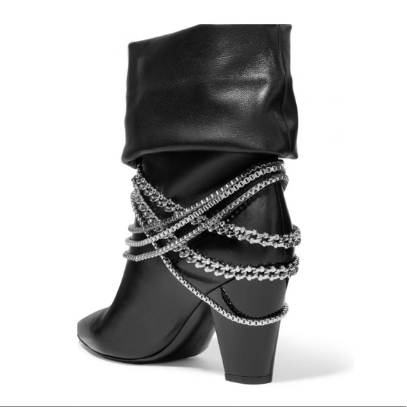 Self Portrait Draped Chain Boots - Picture 12 of 12